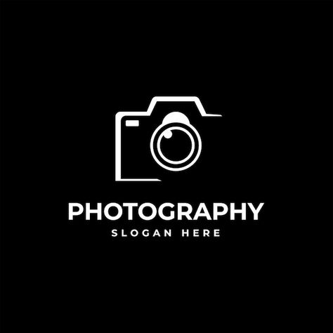 Photography logo black background | Premium Vector #Freepik #vector #photo-camera #photography-logo #camera-logo #photography-vector Camera Logo Black, Photo Editing Logo, Camera Logo Png, Photography Symbol, Logo Black Background, Photography Logo Hd, Photography Vector, Best Photography Logo, Editing Logo