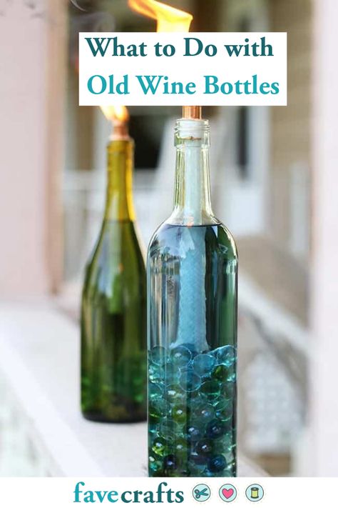 Keep the mosquitoes away! Turn a wine bottle into a citronella candle for cute outdoor lighting and a functional recycled craft.  #winebottlecrafts #winebottles #wine #candles #citronella #citronellacandles #outdoor #partylighting Wine Bottle Citronella Candles, Diy Wine Bottle, Citronella Candle, Old Wine Bottles, Liquor Bottle Crafts, Garden Decoration Ideas, Cheese Trays, Wine Bottle Candles, Glass Bottle Diy