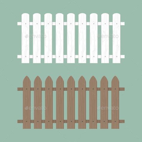 How To Draw A Fence, Fence Drawing Easy, Fences Drawing, Fence Illustration, Garden Fence Clipart, Sheep Fence, Wooden Fence Clipart, Cell Model Project, Cartoon Garden