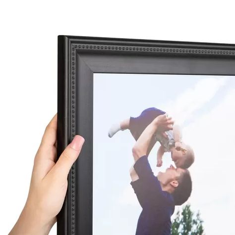 12x18 Matte Black Slope Black Matted Picture Frame, Black Multi Picture Frames, Picture Frame Black, Green Picture Frames, Grey Picture Frames, Pictures Frames, Wood Poster, 4x6 Picture Frames, 5x7 Picture Frames