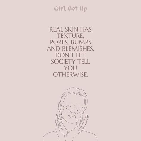 For all the girls who suffers acne🩶 Real Skin Quotes, Acne Positivity Quotes, Acne Quotes, Acne Texture, Needed Quotes, Skins Quotes, Tiktok Quotes, Mild Acne, Quote Girl