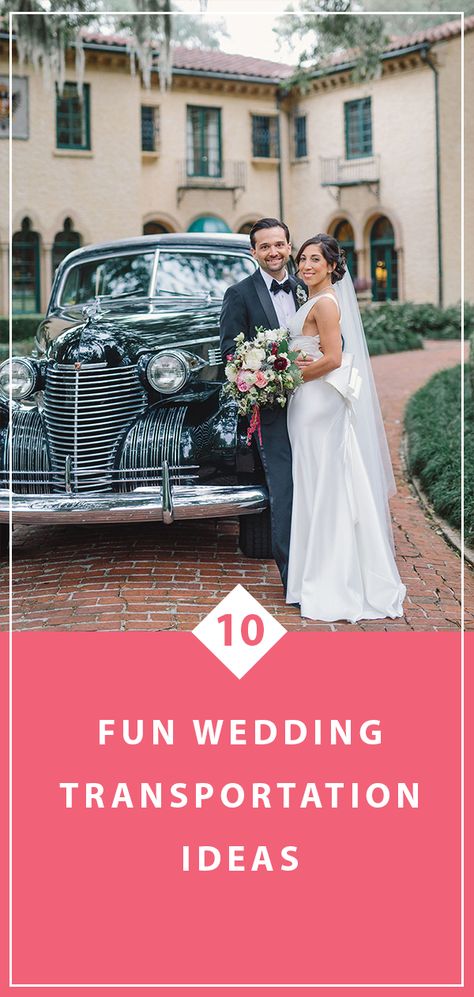 Arrive and depart in style in these modes of transportation on your wedding day. Wedding Transportation Ideas, Wedding Transport, Wedding Transportation, Honeymoon Style, Enjoy The Ride, Outdoor Inspirations, Couple Wedding, Affordable Wedding, Grand Entrance