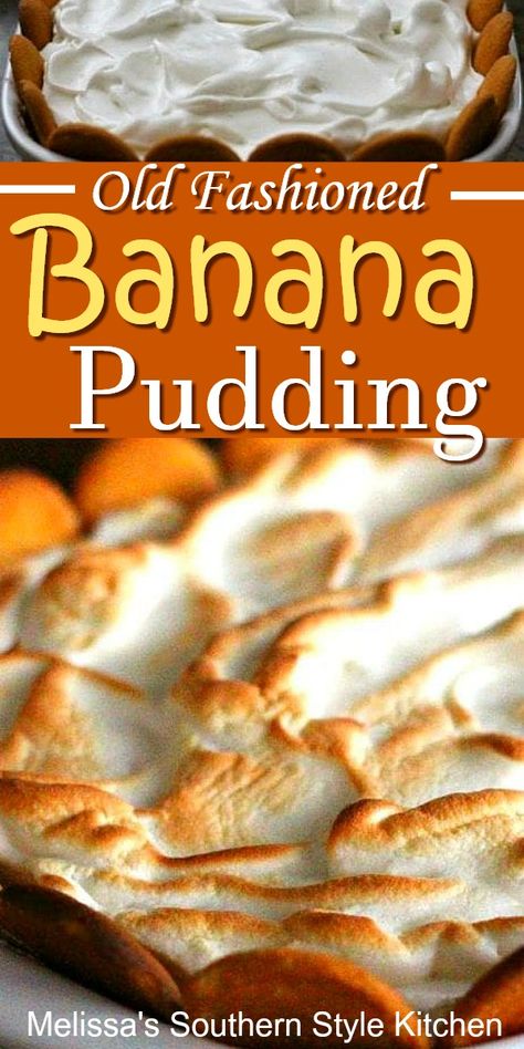 Banana Pudding From Scratch, Old Fashioned Banana Pudding, Pudding Banana, Homemade Banana Pudding Recipe, Banana Pudding Desserts, Banana Bread Pudding, No Bake Banana Pudding, Southern Banana Pudding, Recipes Banana