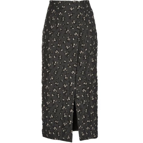 Brock Collection Wrap Jacquard Skirt ($850) ❤ liked on Polyvore featuring skirts, bottoms, floral knee length skirt, floral jacquard skirt, knee length pencil skirt, floral pencil skirt and jacquard pencil skirt Span Skirt, Cheongsam Wedding, Floral Printed Skirt, Cozy Winter Fashion, Flower Print Skirt, Skirts Floral, Knee Length Pencil Skirt, Brock Collection, Fur Gilet