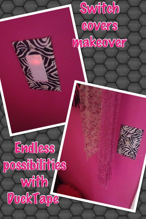 More Duck Taped ideas for Miss Olivia's Room Duck Tape Ideas, Diy Y2k Room Decor, Pink Zebra Rooms, 2000s Room Decor, Zebra Print Bedroom, Animal Print Classroom, Diy Y2k, 2000s Room, Zebra Room