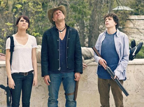 wichita, tallahassee & columbus. Zombieland Movie, Film Zombie, Zombieland 2, Glenn Y Maggie, Film Thriller, Amazon Prime Movies, Best Movies Of All Time, Woody Harrelson, Prime Movies