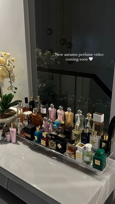 Perfume Cabinet, Perfume Workshop, Fragrance Lab, Perfume Storage, Perfume Organization, Perfume Collection Fragrance, Body Smells, Makeup Rooms, Perfume Scents