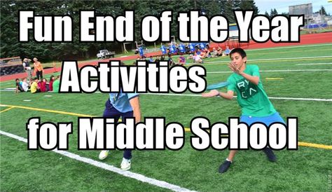 Fun end of the year activities for your middle school students! Healthy Snacks For Preschoolers, Snacks For Preschoolers, Field Day Activities, Class Board, End Of The Year Activities, Middle School Activities, Classroom Decor High School, Education Quotes Inspirational, End Of Year Activities