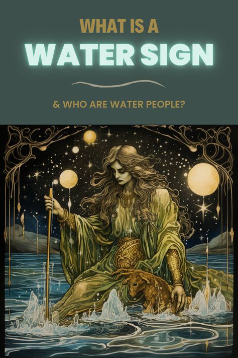 Water Person, Water Signs Zodiac, Spirit Animals Series, Full Moon Spells, Spirit Animal Meaning, Wiccan Rituals, Animal Meanings, Aquarius Art, Water Witch