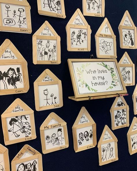 Reggio Inspired Classrooms, Eyfs Classroom, All About Me Preschool, About Me Activities, Rabbit Hutch, Family Theme, Office Decorations, Ideas For Easter Decorations, Ideas For Easter