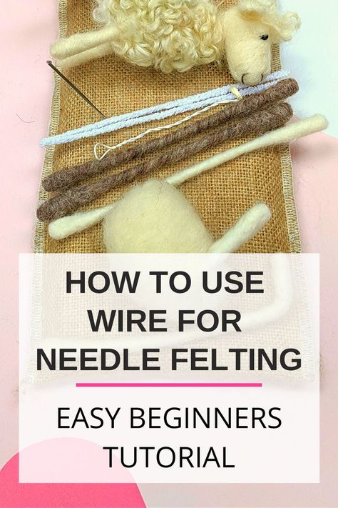 Needle Felting Easy, Easy Needle Felting, Needle Felting Diy Tutorials, Felting Tutorial, Needle Felting Tutorial, Needle Felting Diy, Wool Felt Projects, Wool Needle Felting, Felted Wool Crafts