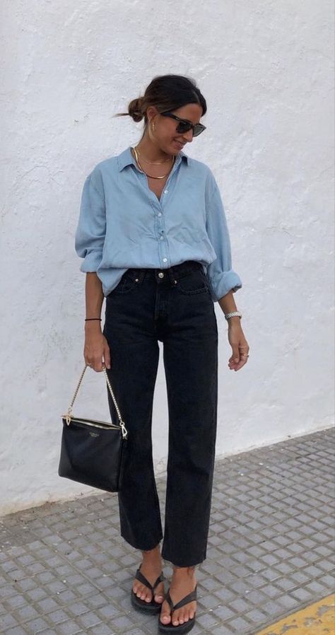 Maria Valdes, Mode Tips, Skandinavian Fashion, Mode Casual, Blouse Style, Looks Street Style, Mode Inspo, Casual Work Outfits, 가을 패션