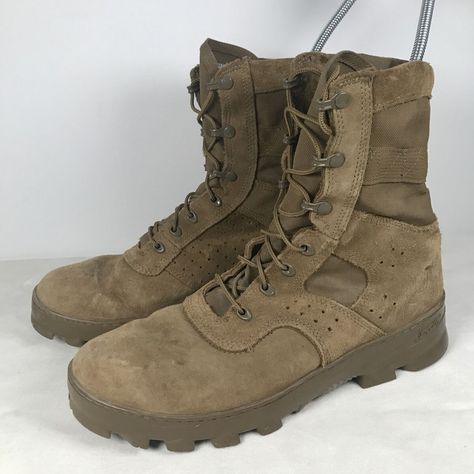 New! Rocky Men's USMC Tropical Leather Combat Boots Coyote Brown Size 11.5 M was just added to eBay. Check it out! #eBay #eBaySeller Cream Color Boots, Luna Costume, Cream Colored Boots, Color Boots, Army Pants, Leather Combat Boots, Boys Boots, Mens Shoes Boots, Rocky