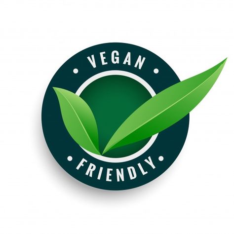 Vegan friendly leaves label in green col... | Free Vector #Freepik #freevector #logo #food #label #leaf Chicken Restaurant Logos, Logo Types, Organic Food Logo, Healthy Food Logo, Food Typography, Agriculture Logo, Fruit Logo, Eco Logo, Moon Images