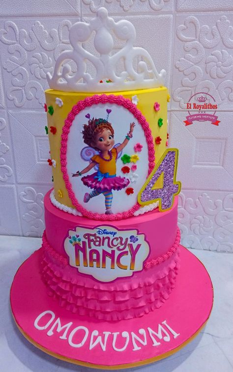 Fancy Nancy Birthday Cake, Fancy Nancy Cake, Fancy Nancy Birthday, Fancy Nancy Party, Cake Designs For Girl, Paw Patrol Cake, Fancy Nancy, Beautiful Cake, Cake Designs Birthday