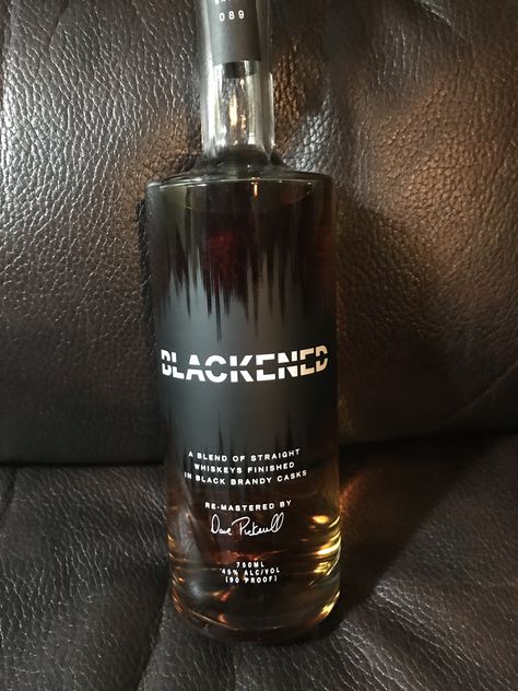 Metallica’s Blackened Whiskey! 🥃🤘🏻 Blackened Whiskey, Brandy, Whiskey, Metallica, Perfume Bottles