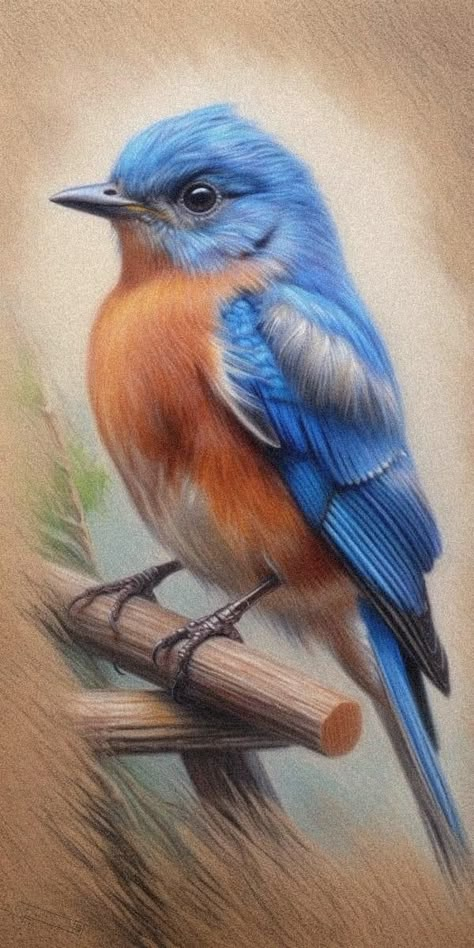 Color Pencil Shading, Blue Bird Art, Buffalo Art, Frozen Pictures, Song Birds, Watercolor Birds, Pencil Shading, Painting Picture, Watercolor Christmas Cards