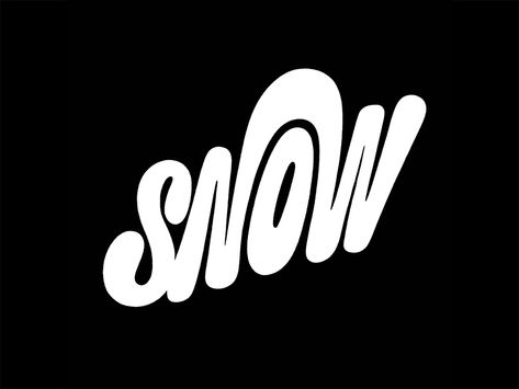 Snow by Tamara Arkatova Urban Logo Design, Type Design Inspiration, Modern Fonts Free, Urban Logo, Logotype Typography, Lettering Alphabet Fonts, Logotype Design, Retro Logos, Typography Letters