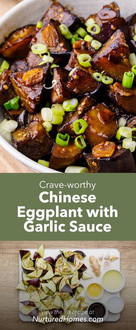 Chinese Eggplant Recipes, Ways To Cook Eggplant, Best Eggplant Recipe, Eggplant With Garlic Sauce, Chinese Eggplant, Cooking Eggplant, Eggplant Recipes Easy, Easy Stir Fry Recipes, Garlic Sauce Recipe