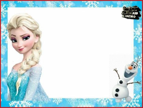 A Frozen Princess Holding Up A Sign In Front Of Snow - Covered Trees 40A Free Frozen Invitations, Frozen Baby Shower, Disney Frozen Invitations, Name Slip, Holding Up A Sign, Elsa Birthday Invitations, Frozen Birthday Party Invites, Frozen Fever Birthday, School Stickers Labels