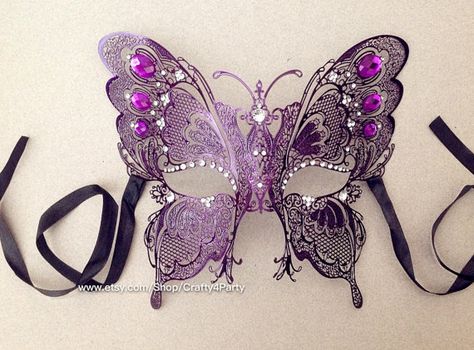 Masquerade Attire, Purple Masquerade Mask, Butterfly Masquerade Mask, Butterfly Masquerade, Masquerade Ball Dresses, Masquerade Outfit, Masquerade Ball Mask, Masquerade Theme, Purple Fairy