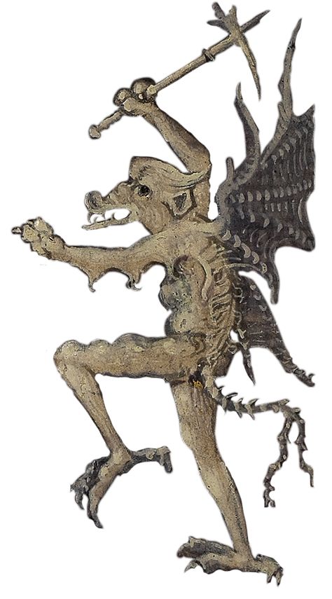 Medieval Demon Illustration, Medieval Monsters Illustrations, Medieval Demon, Medieval Monsters, Medieval Drawings, Medieval Manuscripts, Medieval Artwork, The Hermit, Angel Warrior