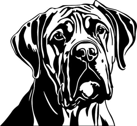 Cane corso dog face isolated on a white ... | Premium Vector #Freepik #vector #dog-logo #dog-head #dog #dog-cartoon Face Dog, Logo Dog, Cane Corso Dog, Corso Dog, Dog Cartoon, Dog Logo, Dog Illustration, Cane Corso, Dog Face