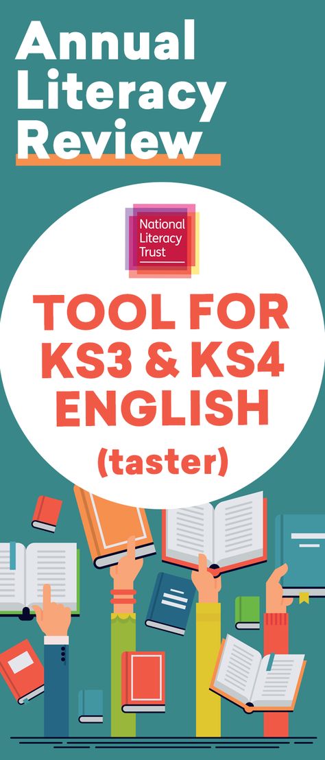 Annual Literacy Review - tool for KS3 and KS4 English (taster) Ks3 English, Key Stage 3, English Teaching Resources, English Activities, English Teaching, School English, Activities Ideas, Home Education, Teaching English