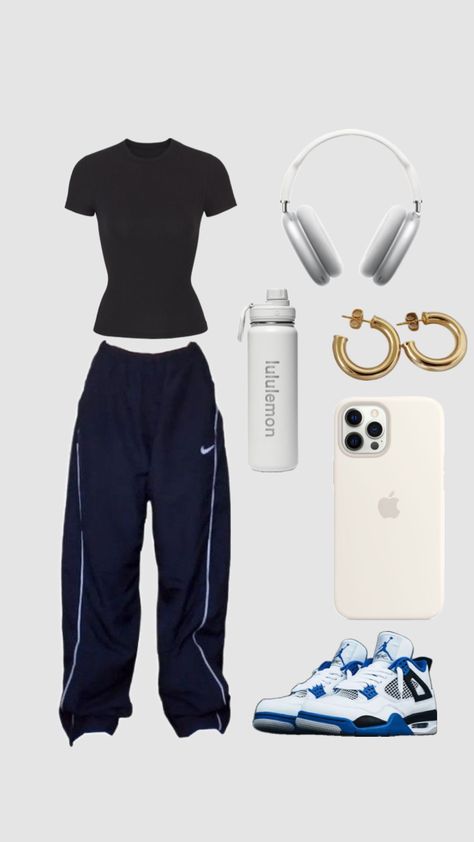 #outfitinspo #style #nike #apple #shuffles #nour 🎱🤍 Nike Joggers Outfit, Sporty Outfits Nike, Outfitinspo Style, Cute Sporty Outfits, Preformance Outfits, Joggers Outfit, Trendy Outfits For Teens, Lazy Day Outfits, Cute Everyday Outfits