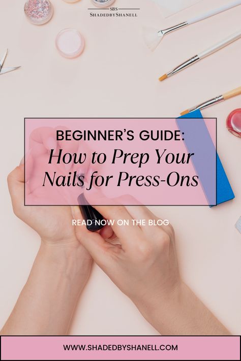 Click Now For A Beginner’s Guide: How to Prep Your Nails for Press-Ons - Free e-Book linked inside   Press on nail prep, press on nail prep kit, press on nail prep instructions, nail prep for press on, nail prep step by step press on, nail prep for press on nails, how to prep press on nails, how to prep your nails for press ons Press On Nails Step By Step, How To Apply Press On Nails Step By Step, Diy Press Ons, Nail Prep Step By Step, Short Natural Nails, Health Essentials, Cuticle Care, Nail Prep, Nail Blog