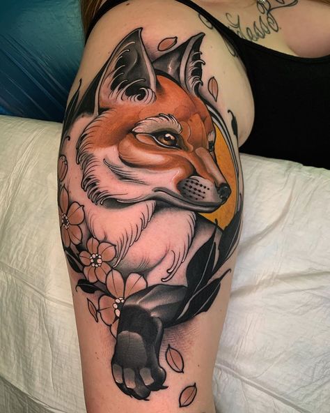 Red Fox Tattoos, Zebra Tattoos, Kitten Tattoo, Neo Tattoo, Virgo Tattoo, Faith Tattoo, Cool Tattoo, Tattoo Skin, Magic Tattoo