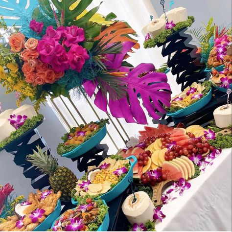 Hawaiian Themed Party, Tropical Garden Party, Havana Party, Havana Nights Party, Caribbean Party, Tropical Theme Party, Moana 2, Tropical Birthday Party, Aloha Party