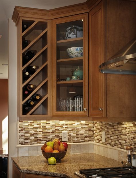 How to update your #cabinets. Kitchen Rack Design, Kitchen Cabinet Wine Rack, Corner Wine Cabinet, Kitchen Cabinets On A Budget, Cabinet Insert, Diy Kitchens, Built In Wine Rack, Kitchen Wine Rack, Interior Boho