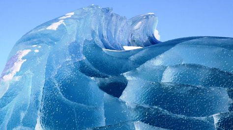 Frozen waves in Antarctica | Wake Up And Smell Life Frozen Waves, Batman Villain, Ice Palace, Amazing Landscapes, Amazing Nature Photos, Snow And Ice, Crystal Blue, Air Bubbles, Amazing Nature