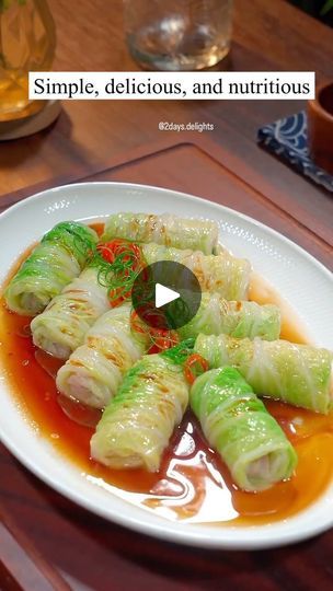 8.2K views · 40K reactions | Cabbage Rolls stuffed with pork filling 

#cabbage #stuffed #easyrecipeideas #easyrecipe #yummies #appetizer #food #pork #rolls #chinesefood #thaifood #asianfood #asiansnacks #followers #cookingathome #cookingvideo #tutorial #recipes #foodideas #dimsum #vegetables #healthyfood #healthyrecipes #healthy #pork #napacabbage #koreanfood | 2day’s Delights | Kyoto Harp Ensemble · 春よ、来い（「春よ、来い」より）harp version Steamed Recipes, Cabbage Stuffed, Cabbage Dishes, Cabbage Recipes Healthy, Baked Cabbage, Steamed Cabbage, Healthy Pork, Homemade Chinese Food, Cabbage Rolls Recipe