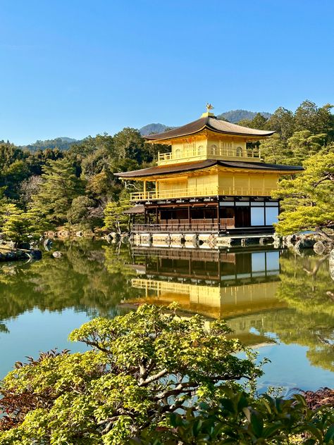 Golden Pavilion Kyoto, Unreal Places, Golden Pavilion, Japanese City, City Pop, Asian Architecture, Honey Moon, Japan Trip, Dream Trip