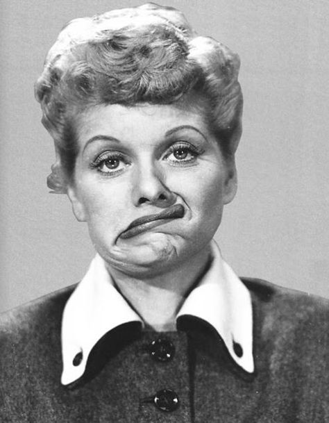 19 Hilarious Photos of Celebrities Posing With Funny Faces That Can't Stop You Laughing ~ vintage everyday Lucille Ball Costume, I Love Lucy Show, Funny Photos Of People, Fitness Humor, The Comedian, Desi Arnaz, Turner Classic Movies, Olympia Le Tan, Lucille Ball