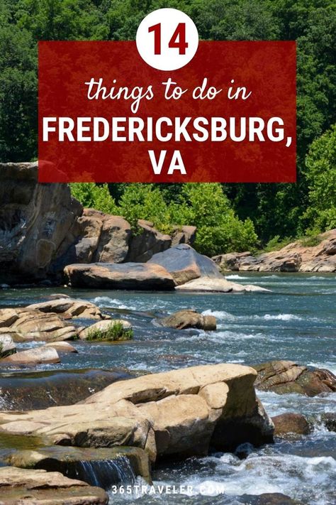 Fredericksburg, Virginia may seem like an offbeat destination compared to nearby Washington D.C or Richmond, but this small town has tons of unexpected attractions that are guaranteed to leave a lasting impression. Set along the banks of the Rappahannock River, it played a crucial role during the Civil War. Also... the town was once home to the Washington family, and it’s part of the fabric of the first president’s daily life. Fredericksburg Virginia, Road Trip Places, Best Vacation Destinations, Virginia Travel, Dc Travel, Fredericksburg Va, National Cemetery, Bucket List Destinations, Road Trippin