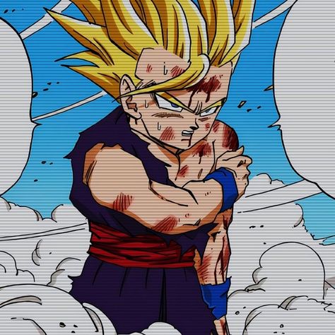 Dragon Ball Z Manga, Gohan Ssj2, Teen Gohan, Goku Icon, Cell Saga, Goku Manga, Dbz Vegeta, Dbz Manga, Image Dbz