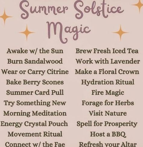 Summer Solstice Recipes, Sabbath Recipes, Litha Recipes, Solstice Activities, Witchy Calendar, Witchy Holidays, Wiccan Holidays, Litha Ritual, Aesthetic Heaven