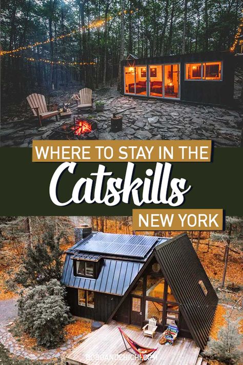 where to stay in the Catskill Mountains and places to visit in Upstate New York Catskill Hotel, Catskills New York, Catskill Resorts, United States Travel Bucket Lists, York Things To Do, Unique Stays, Catskills Ny, Hudson Valley New York, Staycation Ideas