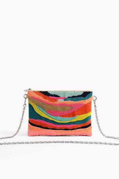 Crossbody Bags Collection - America & Beyond Fun Clutch Bag, Colorful Clutch, Chain Strap Top, Embroidered Clutch Bag, Rose Clutch, Basic Jeans, Embellished Clutch, Embroidered Clutch, Pajama Suit