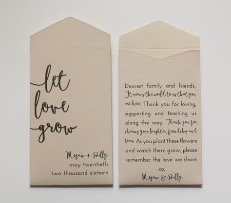 Tan Let Love Grow Custom Seed Packet Wedding Favors - Many Colors Available by Megmichelle on Etsy https://www.etsy.com/listing/235068135/tan-let-love-grow-custom-seed-packet Seed Packet Wedding Favors, Eco Friendly Wedding Favors, Custom Seed Packets, Let Love Grow, Seed Wedding Favors, Cheap Favors, Etsy Wedding Favors, Wedding Favors Cheap, Eco Friendly Wedding