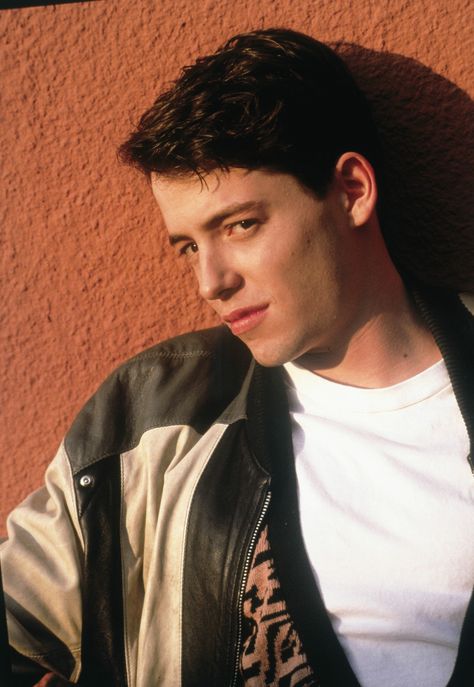 Matthew Broderick 80s, 80’s Aesthetic, Ferris Bueller’s Day Off, Ferris Bueller's Day Off, Life Moves Pretty Fast, Matthew Broderick, Ferris Bueller, 80s Men, John Hughes