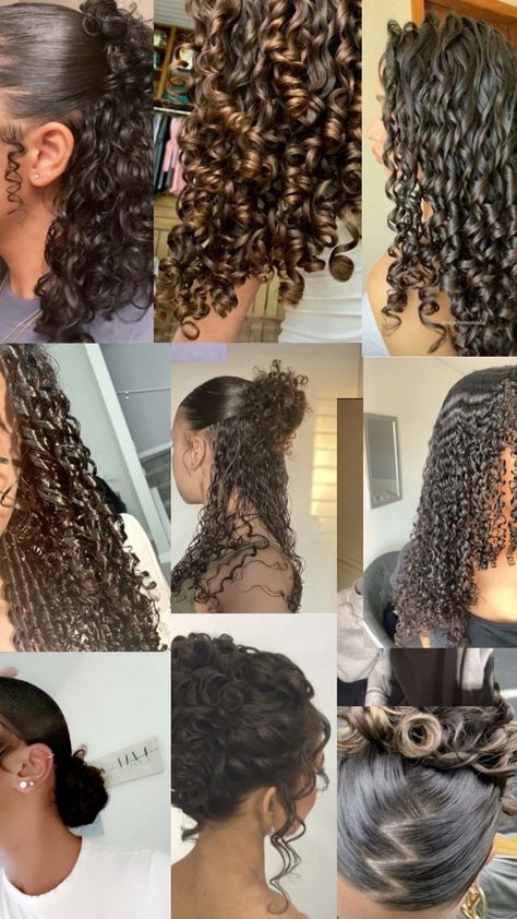 Curly Hair Inspo, Perfect Curly Hair, Curly Hair Beauty, Curly Hair Care Routine, Highlights Curly Hair, Mixed Curly Hair, Curly Hair Photos, Cute Curly Hairstyles, Curly Hair Styles Easy