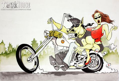 The Horse Backstreet Choppers | The Horse Backstreet Choppers Magazine: Shades of Charlie Horse Charlie Horse, Horse Magazine, Biker Art, Bike Art, June 15, The Horse, Chopper, Art Pictures, Cartoon Art