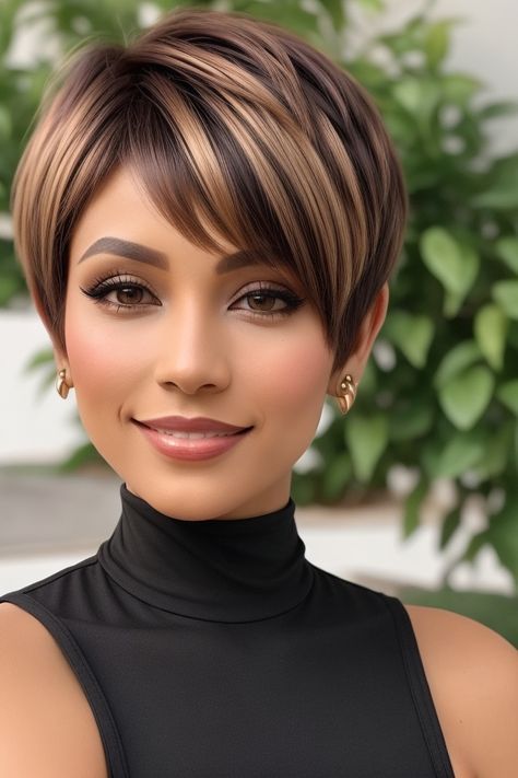 Short Haircuts With Layers Fine Hair, Short Pixie Haircuts With Highlights, Funky Short Hair, Messy Short Hair, Short Hairstyles For Thick Hair, Edgy Short Hair, Choppy Hair, Cute Hairstyles For Short Hair, Short Hair Haircuts