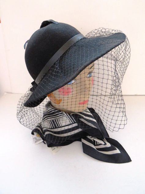 Madam Pompadour, Roses Ribbon, Black Wide Brim Hat, Evening Hat, Hat Veil, Embroidered Clutch Purse, Face Veil, Spring Hats, Embroidered Clutch