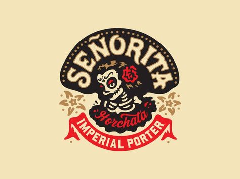 Logo for Elevation Beer Co. Horchata Spiced Imperial Porter Mexican Graphic Design, Learning Logo, Restaurant Logo, Logos Inspiration, Mexican Designs, Logo Restaurant, Badge Design, Logo Food, Logo Illustration