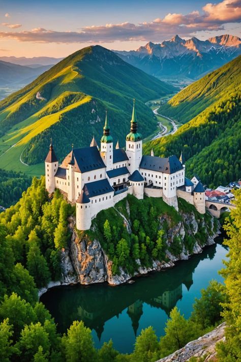 10 Must-Visit Places in Slovakia for an Unforgettable Trip! Interesting Landscapes, High Tatras, Tatra Mountains, Castle Mansion, European Castles, Pinterest Images, Majestic Mountains, Fantasy Castle, Beautiful Castles